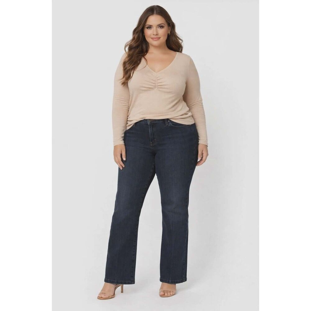 Gloria Vanderbilt Jeans Charlene Blue Denim Pants Women's WOMAN'S SIZE 14